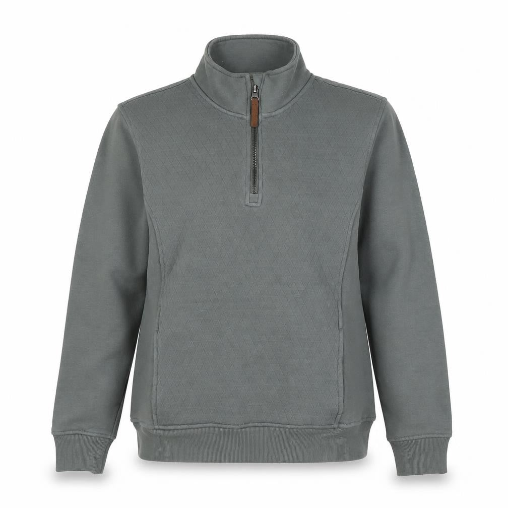 Country to Coast Women's Grey 1/4 Zip Sweatshirt UK 14