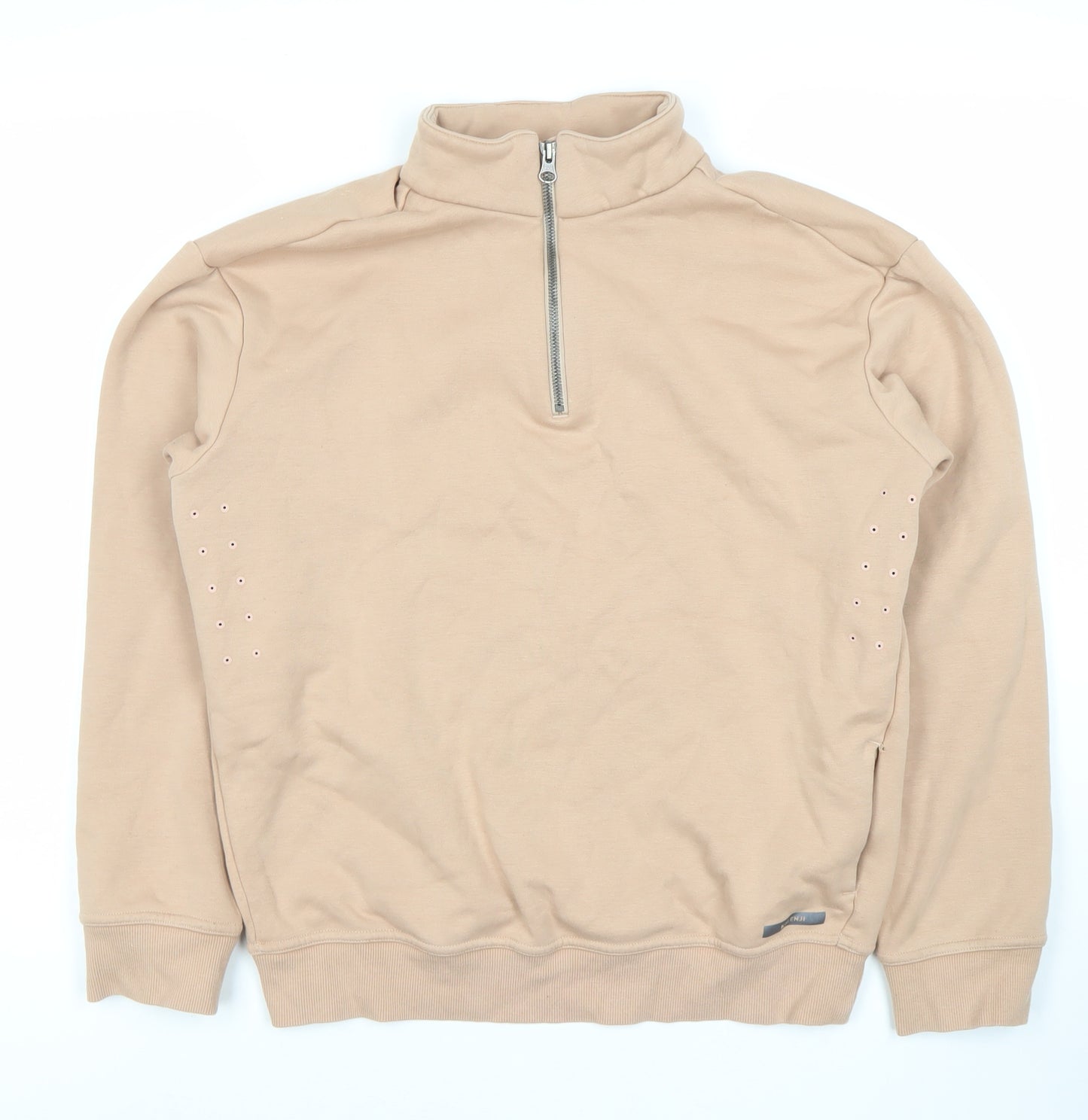 Decathlon Beige Unisex 12 Pullover Fleece Sweatshirt