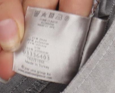 Marks and Spencer Women's Grey Linen Trousers Size 10