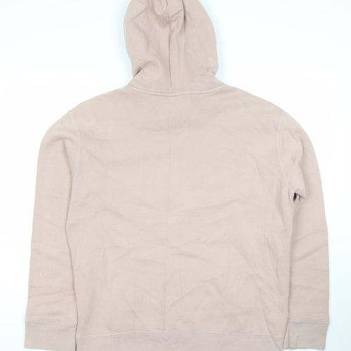 Hollister Beige Pullover Hoodie, Unisex Adults L