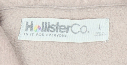 Hollister Beige Pullover Hoodie, Unisex Adults L