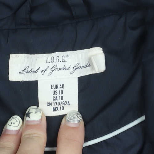 L.O.G.G. Women's Black Quilted Jacket Size 12