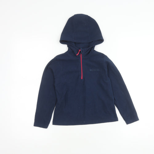 Mountain Warehouse Girls Blue Hoodie 5-6 Years with Hood