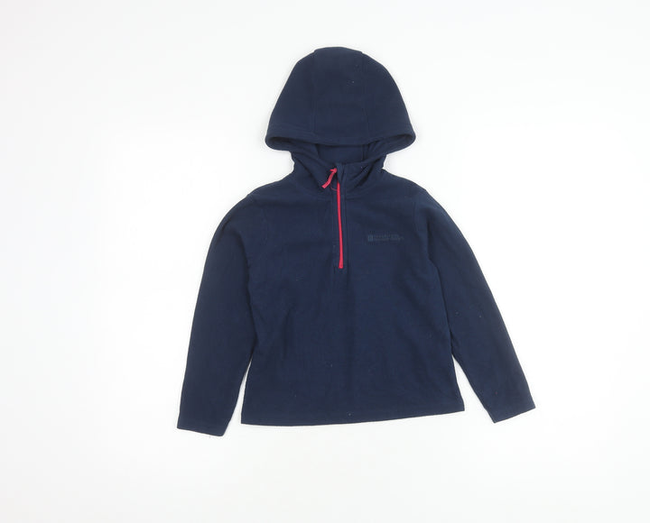 Mountain Warehouse Girls Blue Hoodie 5-6 Years with Hood