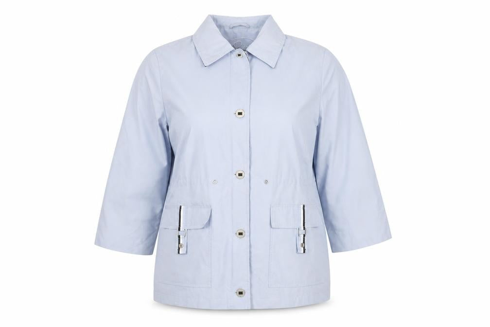 Bonmarché Women's Blue Medium Coat - Casual, Buttoned, Mid-Length