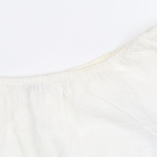 Great Plains Women’s White Blouse Off Shoulder