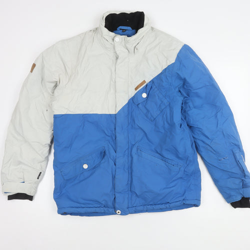 Five Seasons Boys Blue Colourblock Jacket 15-17 Years Winter