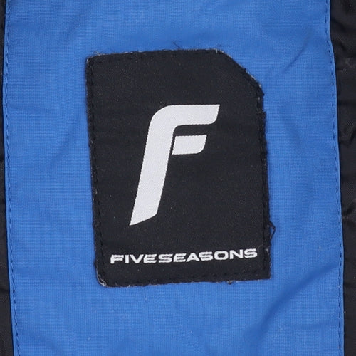 Five Seasons Boys Blue Colourblock Jacket 15-17 Years Winter