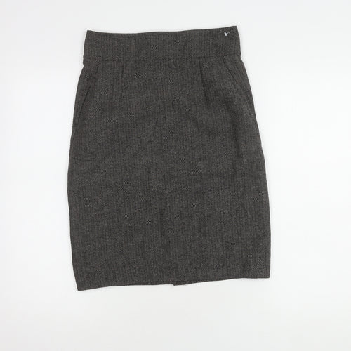 Awear Women’s Grey Pencil Skirt Size 8 Stylish Tweed