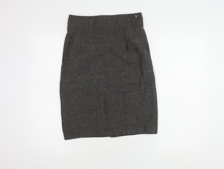 Awear Women’s Grey Pencil Skirt Size 8 Stylish Tweed