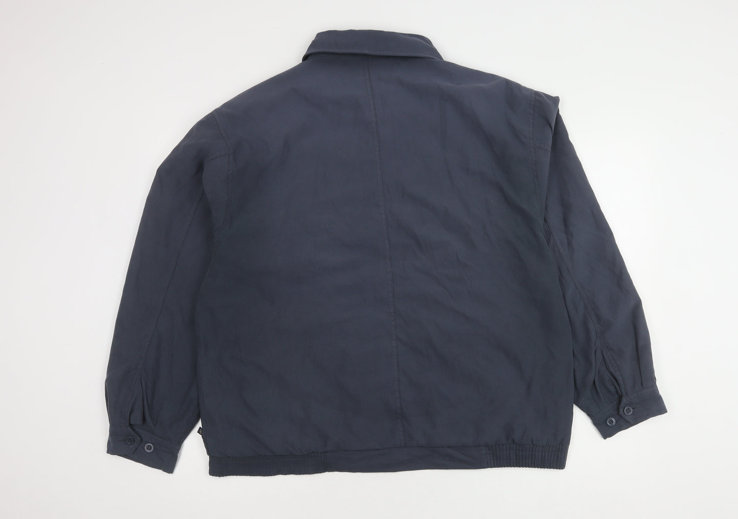 Farah Men's Blue Cotton-Nylon Casual Jacket L