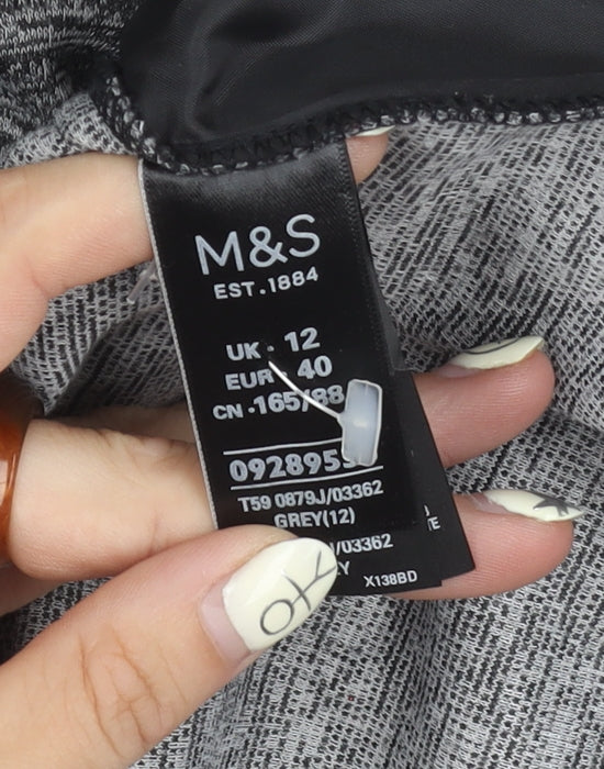 Marks and Spencer Women's Grey Blazer Size 12