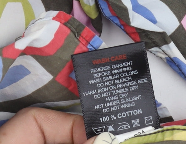 Provogue Men's Multicoloured Geometric Shirt L
