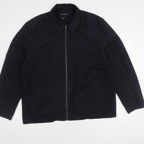 James Pringle Men's Black Mid-Length Classic Jacket