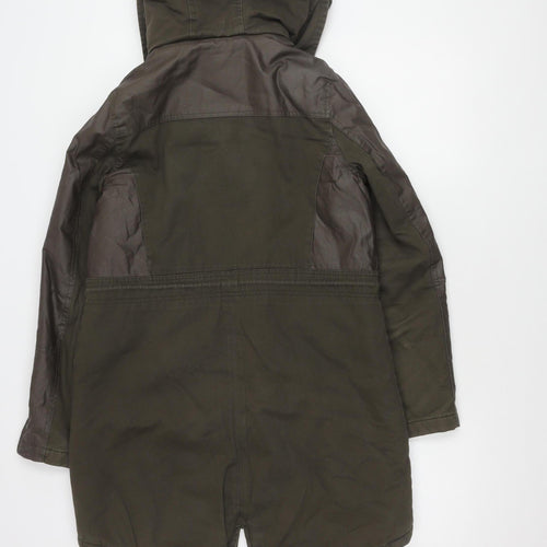 River Island Women's Brown Parka Size 10