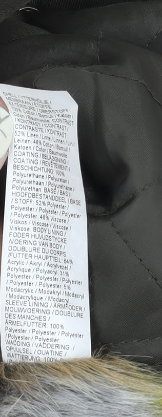 River Island Women's Brown Parka Size 10