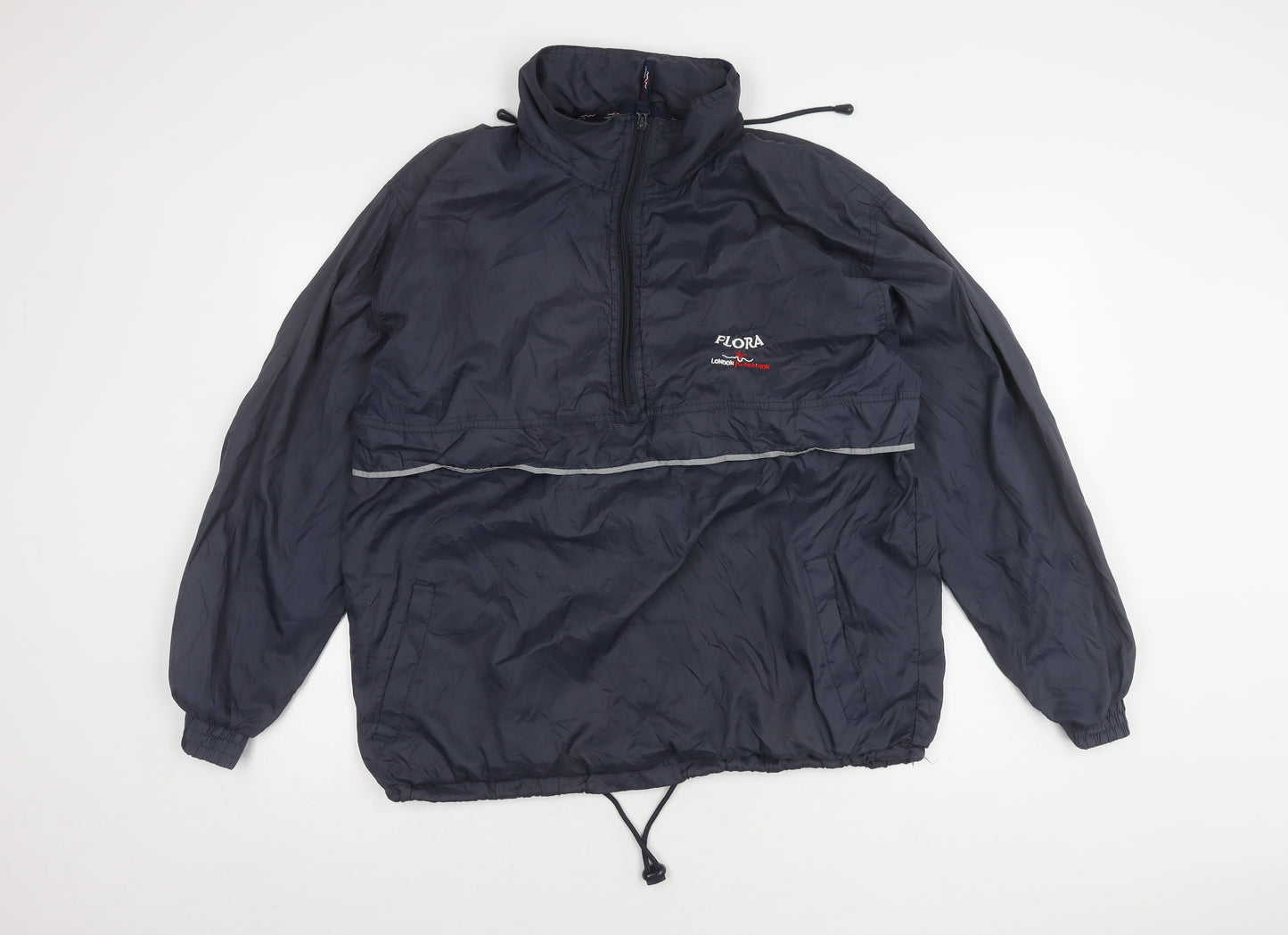 London Marathon 2005 Blue Windbreaker Jacket M