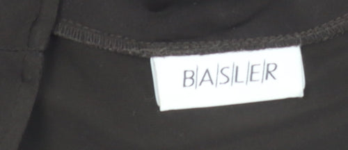 Basler Women's Black Wrap Top, Size 8, Elegant Style