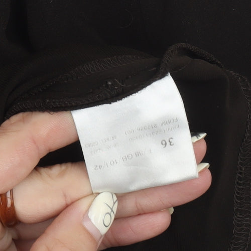 Basler Women's Black Wrap Top, Size 8, Elegant Style
