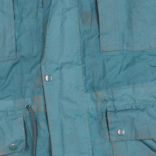 Hijack Men's Blue XL Casual Long Jacket