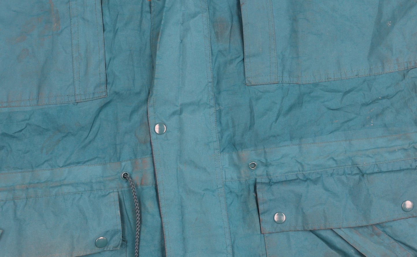 Hijack Men's Blue XL Casual Long Jacket