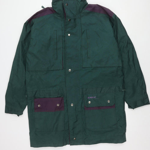 Mowbray Men's Green Parka Jacket L Waterproof Outdoor