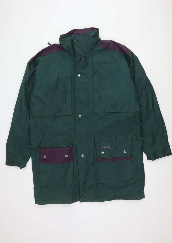 Mowbray Men's Green Parka Jacket L Waterproof Outdoor