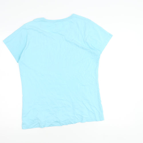 Dare2b Women's Blue Cotton T-Shirt, Size 14