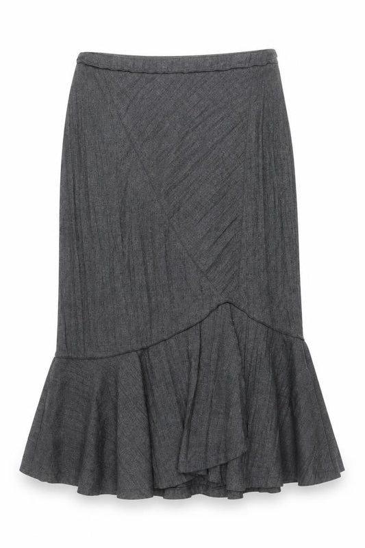 Front view of Betty Barclay Women's Grey Skirt, size 16