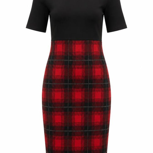 Miss Selfridge Women's Multicoloured Plaid Dress