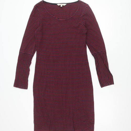 People Tree Women's Multicoloured Striped Dress Size 12