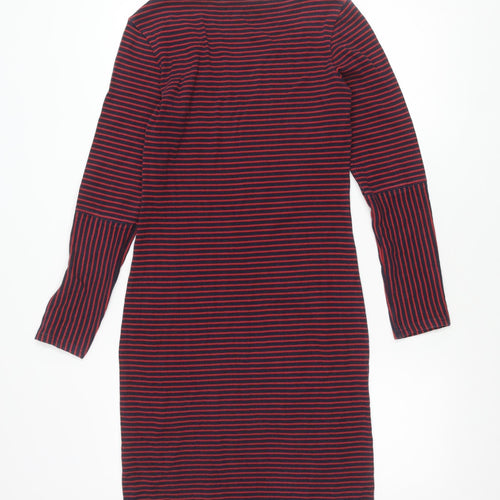 People Tree Women's Multicoloured Striped Dress Size 12