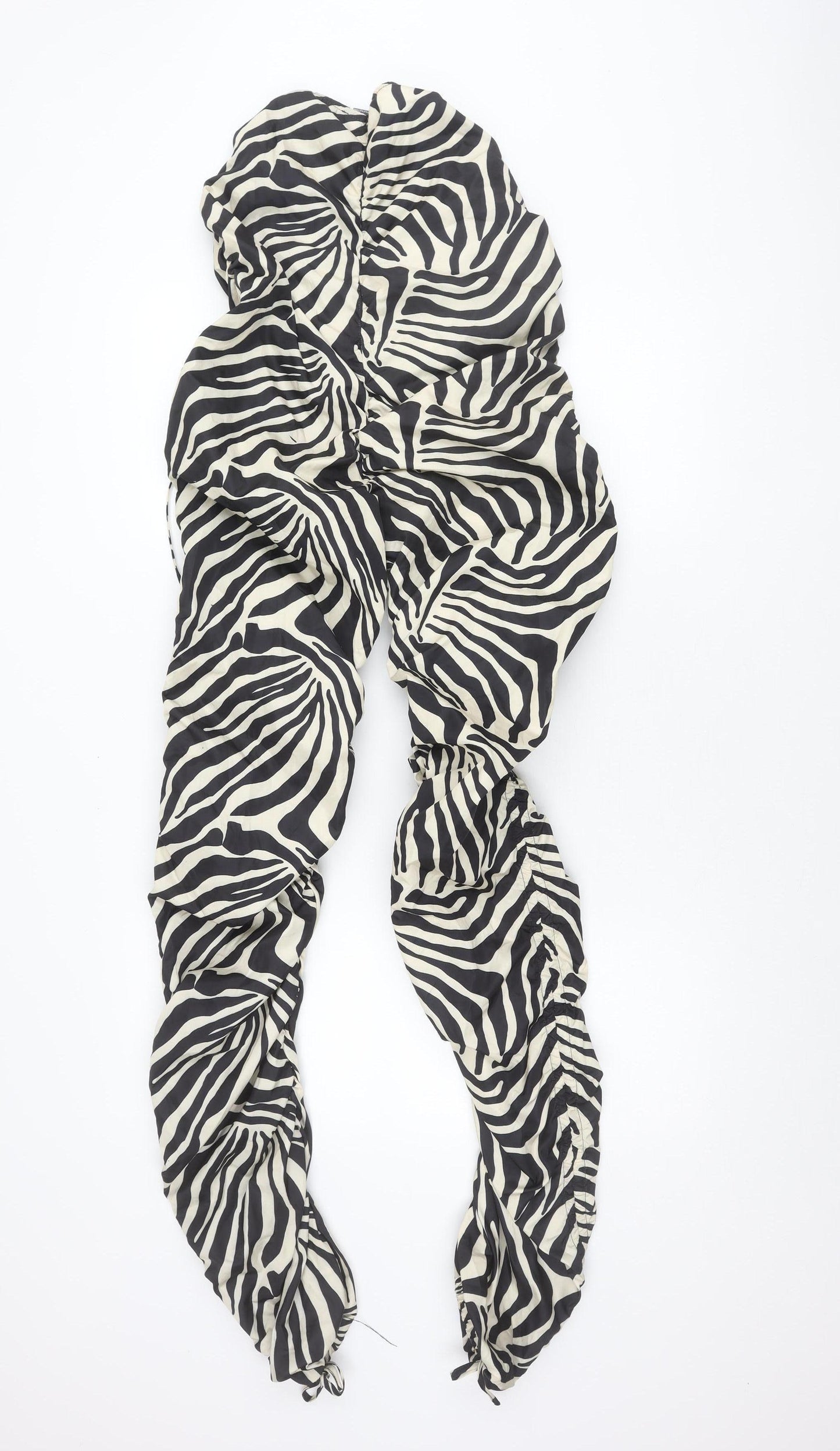 PrettyLittleThing Women's Zebra Print Trousers Size 6