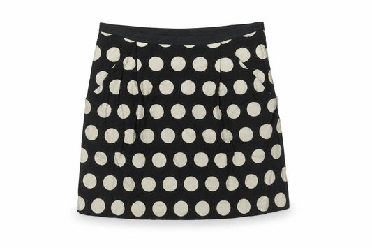 Cath Kidston Women's Black Polka Dot Skirt Size 12