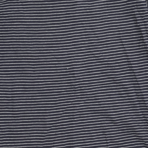 White Stuff Women's Blue Striped Long Sleeve T-Shirt Size 12