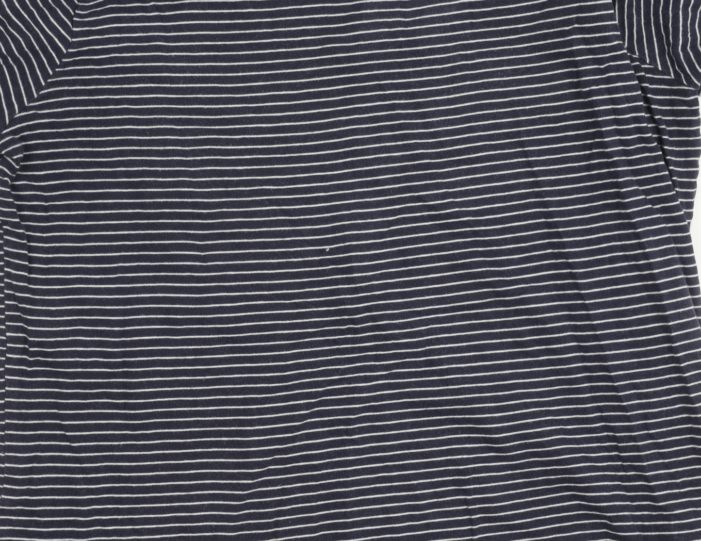 White Stuff Women's Blue Striped Long Sleeve T-Shirt Size 12