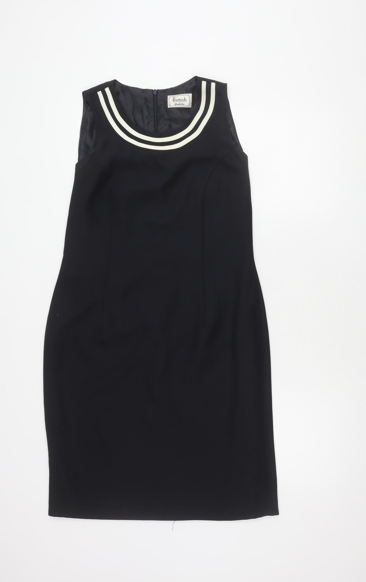 Harrods Women’s Black Sheath Dress, Size 12