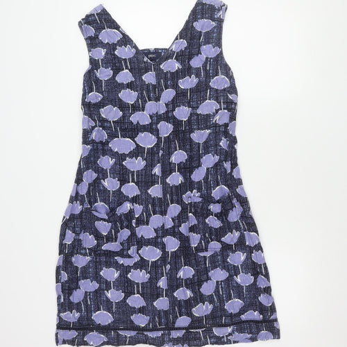 Next Women's Blue Pinafore Dress Size 14