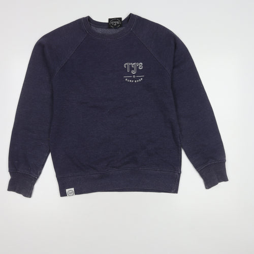 TJ's Surf Shop Blue Crew Neck Men's S Sweatshirt