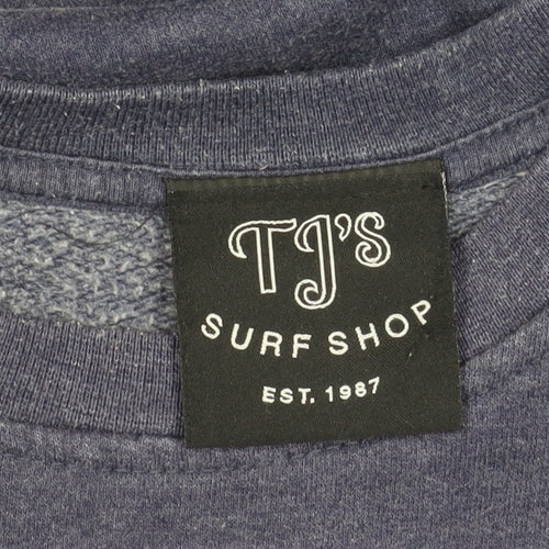 TJ's Surf Shop Blue Crew Neck Men's S Sweatshirt