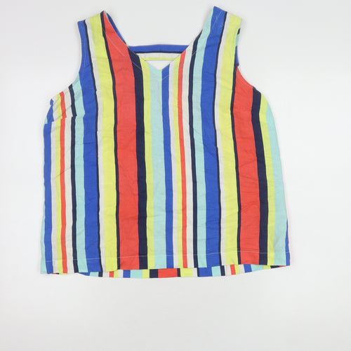 Bonmarché Women's Multicoloured Striped Tank