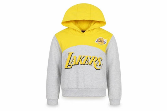 NBA Girls Grey Yellow Lakers Hoodie 11-12 Years Pullover
