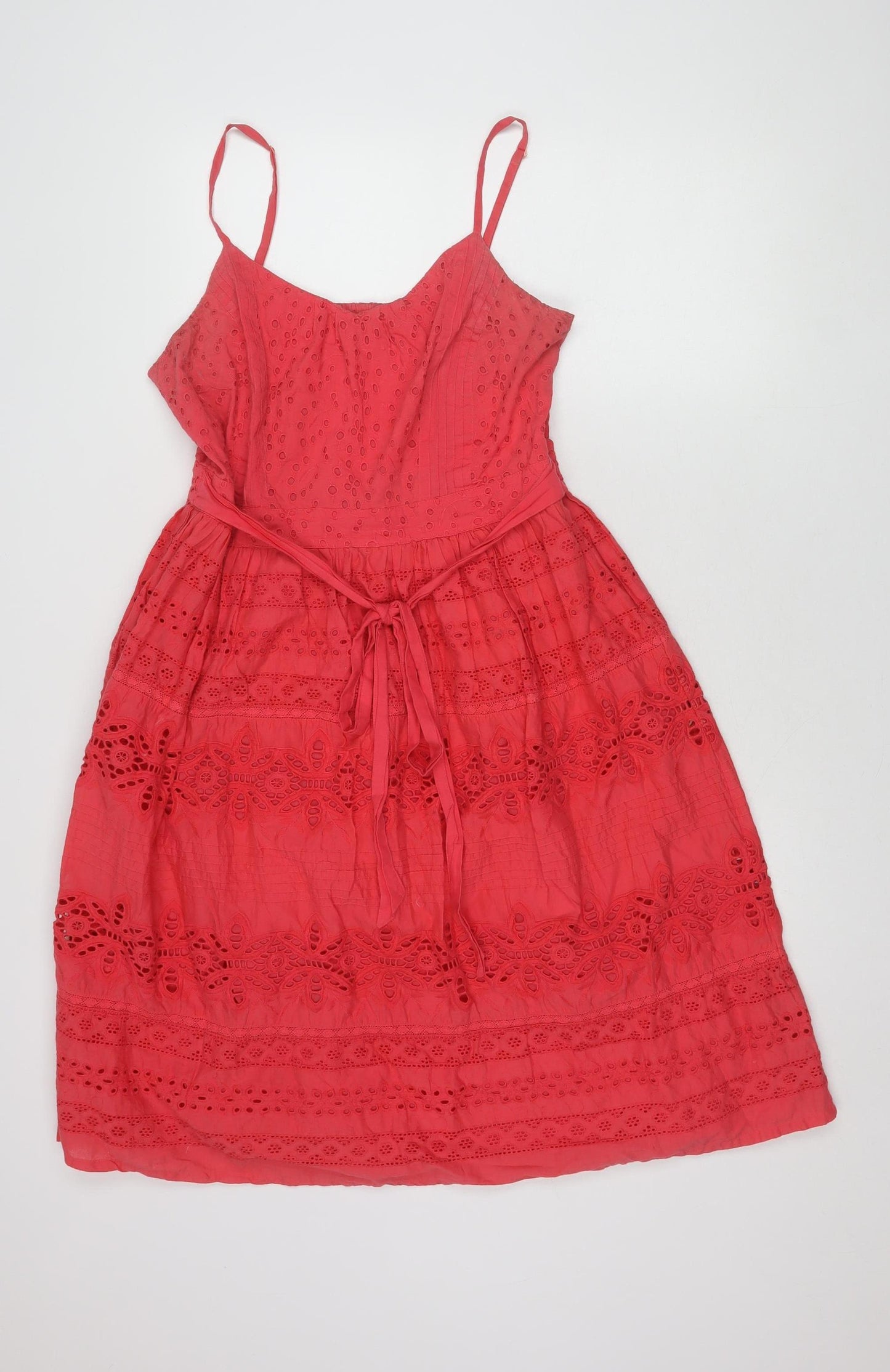 Monsoon Women's Red Fit & Flare Dress, Size 14