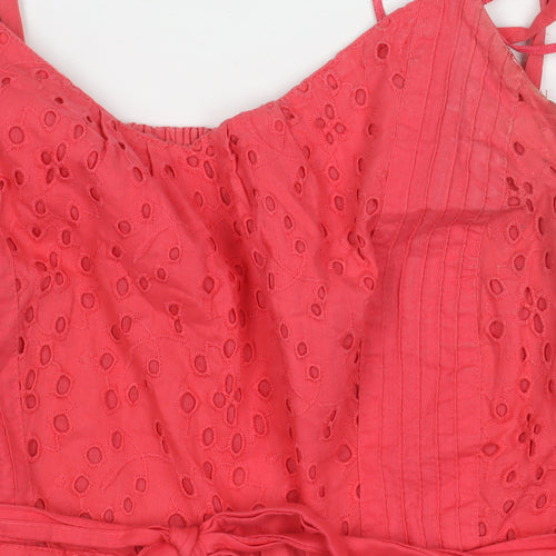 Monsoon Women's Red Fit & Flare Dress, Size 14