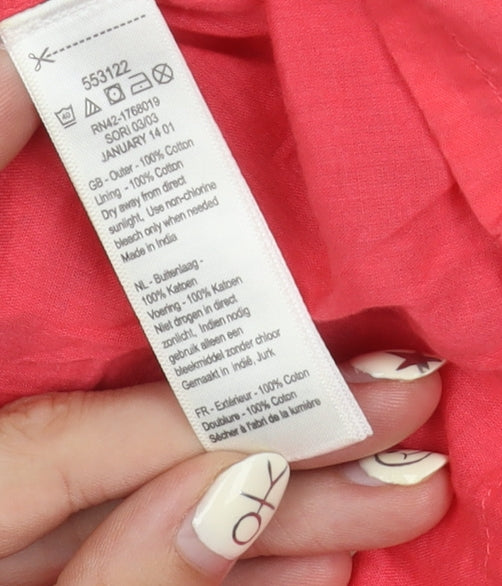 Monsoon Women's Red Fit & Flare Dress, Size 14