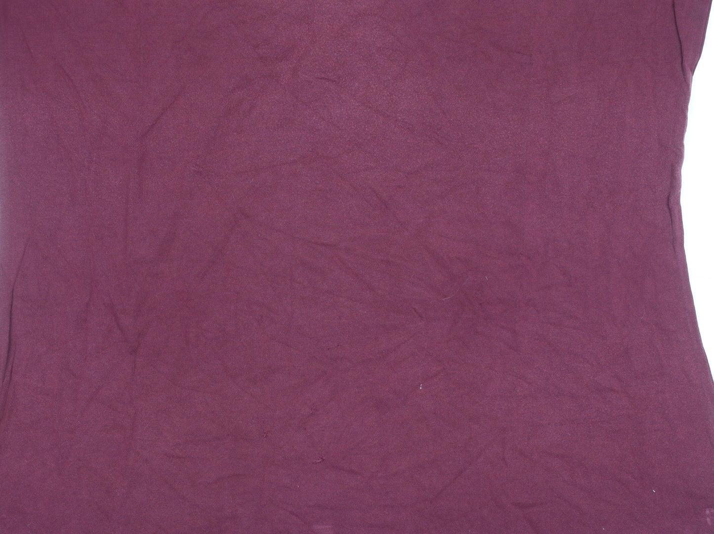 Lands' End Womens Red M Long Sleeve Basic Top