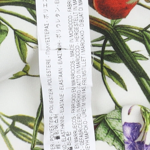 Zara Woman Floral Pencil Skirt, XS, Multicoloured