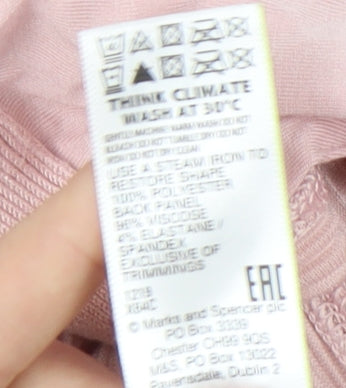 Marks and Spencer Pink Women's Sleeveless Blouse Size 18