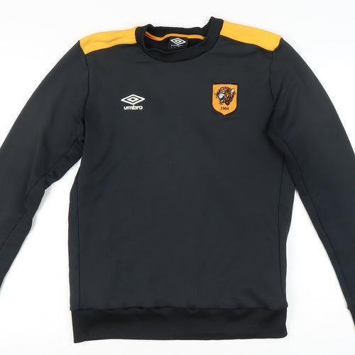 Umbro Men's Black Graphic Print Sweatshirt L