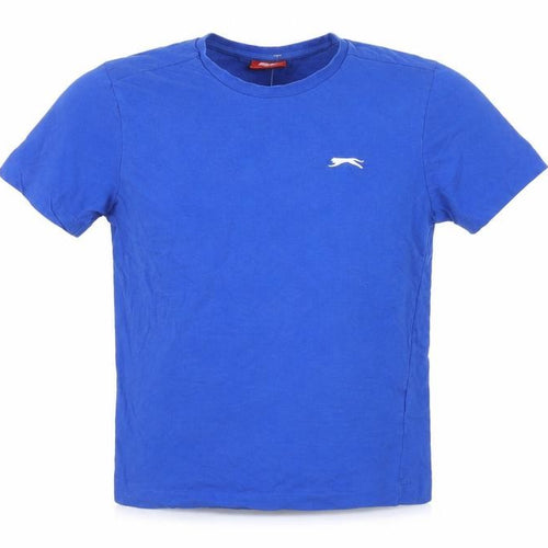 Slazenger Men's Blue Crew Neck T-Shirt - Size S